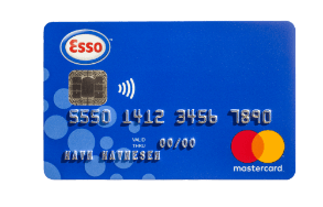 Bensinkort fra Esso.