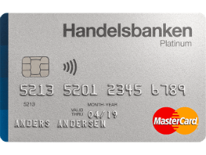 Eksklusivt kredittkort fra Handelsbanken.